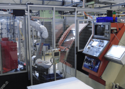 Roboter Anbindung an CNC-Maschine